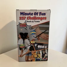 Minute of Fun Party Game 237 Minute to Win It Challenges, Teams Edition NIB