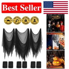 Durable Halloween Creepy Cloth 6 Pack - 30x72 Inch for Indoor Outdoor Use