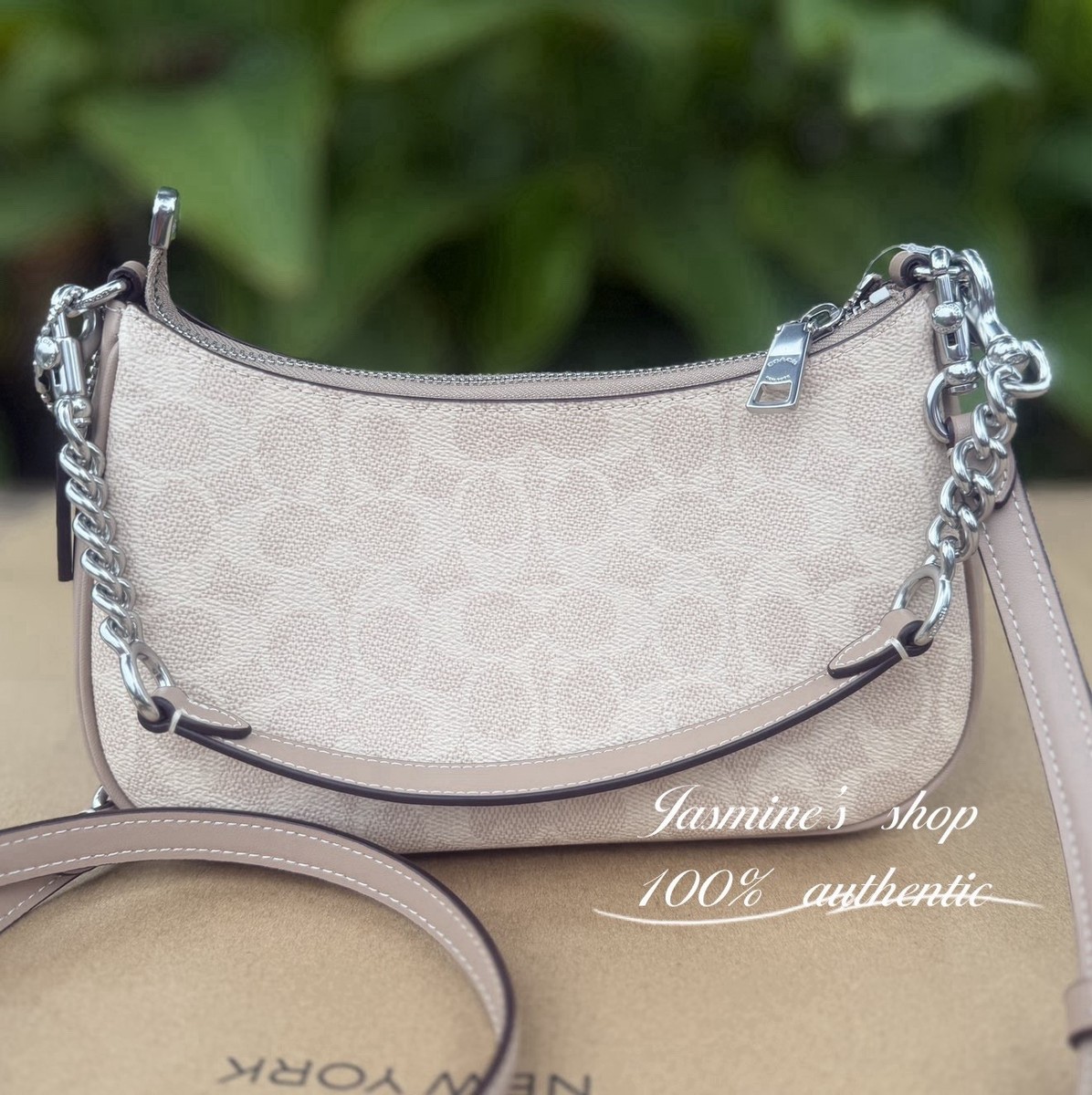 NWT Coach Teri Shoulder Bag In Signature Canvas cv933 | eBay