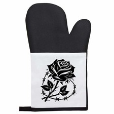 'Barbed Wire Rose' Oven Glove / Mitt (OG00061561)