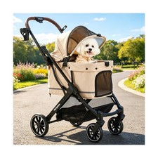 797Audio Dog Stroller for Small Medium Dogs,Pet Stroller for Cats Puppy Up to...