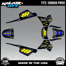 Graphics Kit for Yamaha PW50 (1990-2023) PW-50 PW 50 Rebel - YELLOW