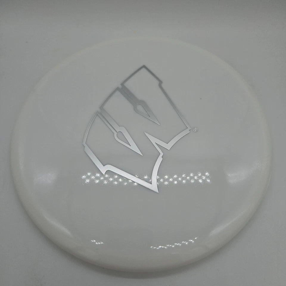 Prodigy Discs 400 M4 NCAA Wisconsin White/Silver Stamp 179g - Image 2 of 3