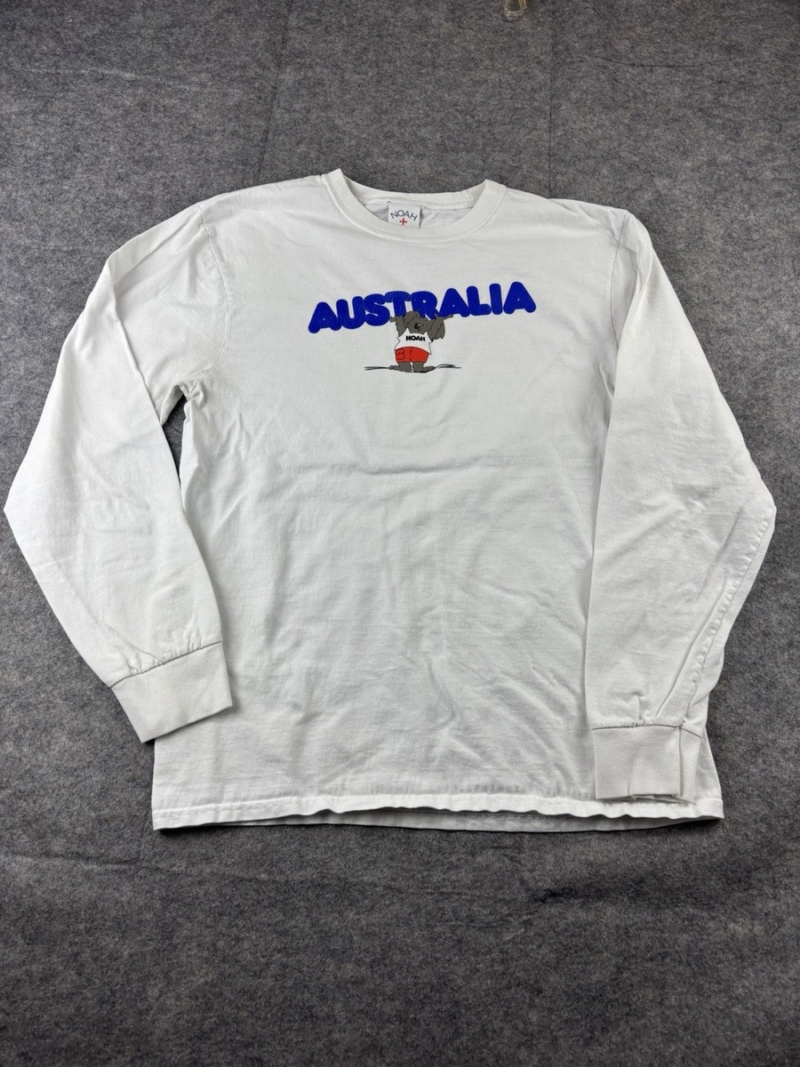 NOAH Men's Size M Australia Koala Long Sleeve Crewneck Graphic T