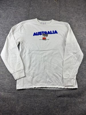 NOAH Men's Size M Australia Koala Long Sleeve Crewneck Graphic T