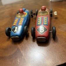 Two Tin Wind Up Cars 1 And 3 Both Work