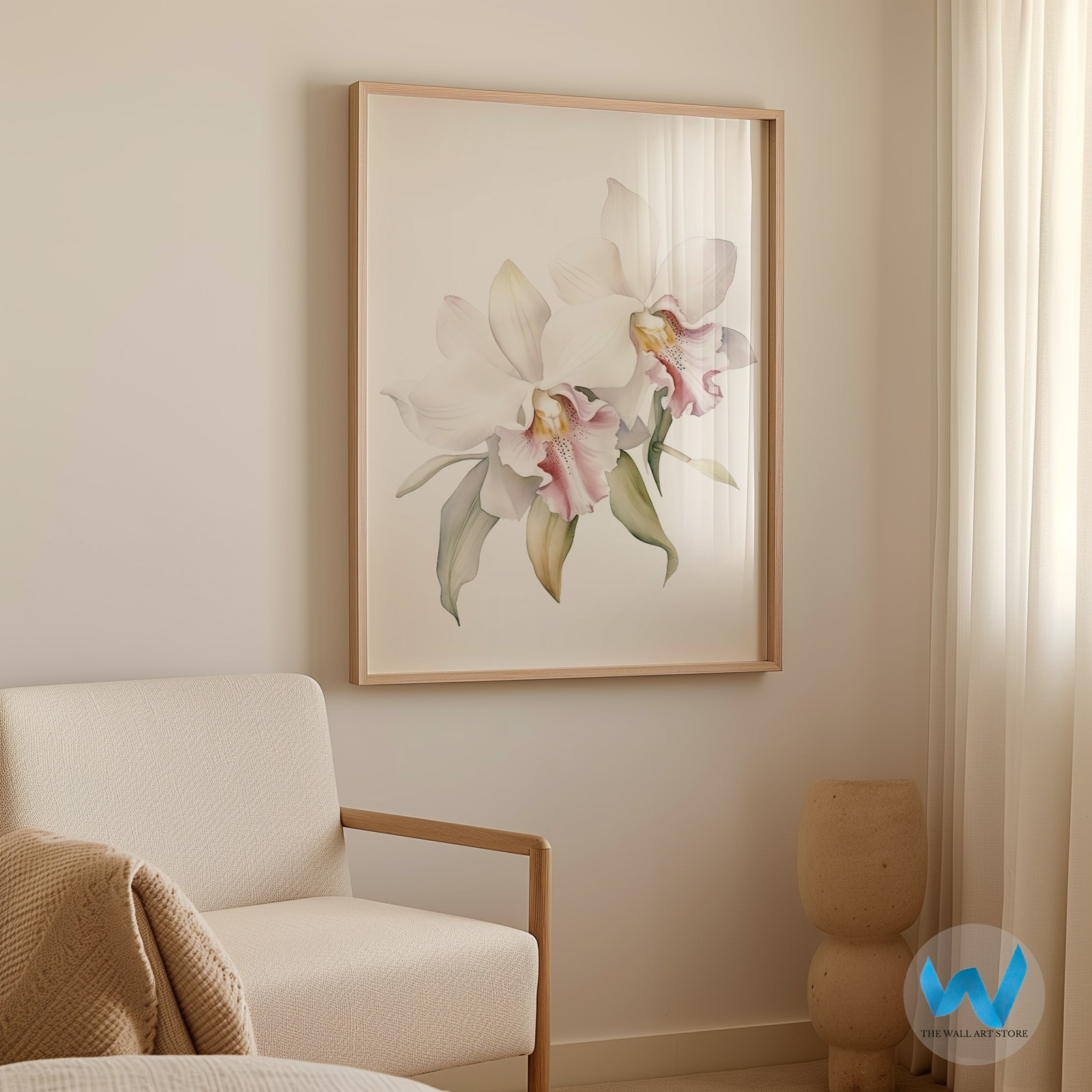Elegant Orchid Wall Art Poster for Home or Office Decor Fine Art Print