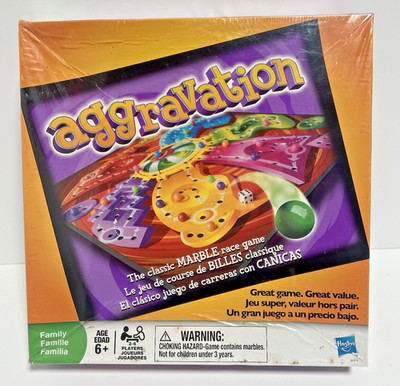 Aggravation Board Marble Game 2009 New Factory Sealed
