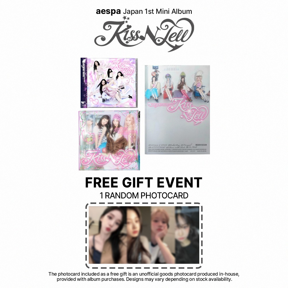 GIFT] aespa The 1st Japan Mini Album [ KISS N TELL ] | eBay
