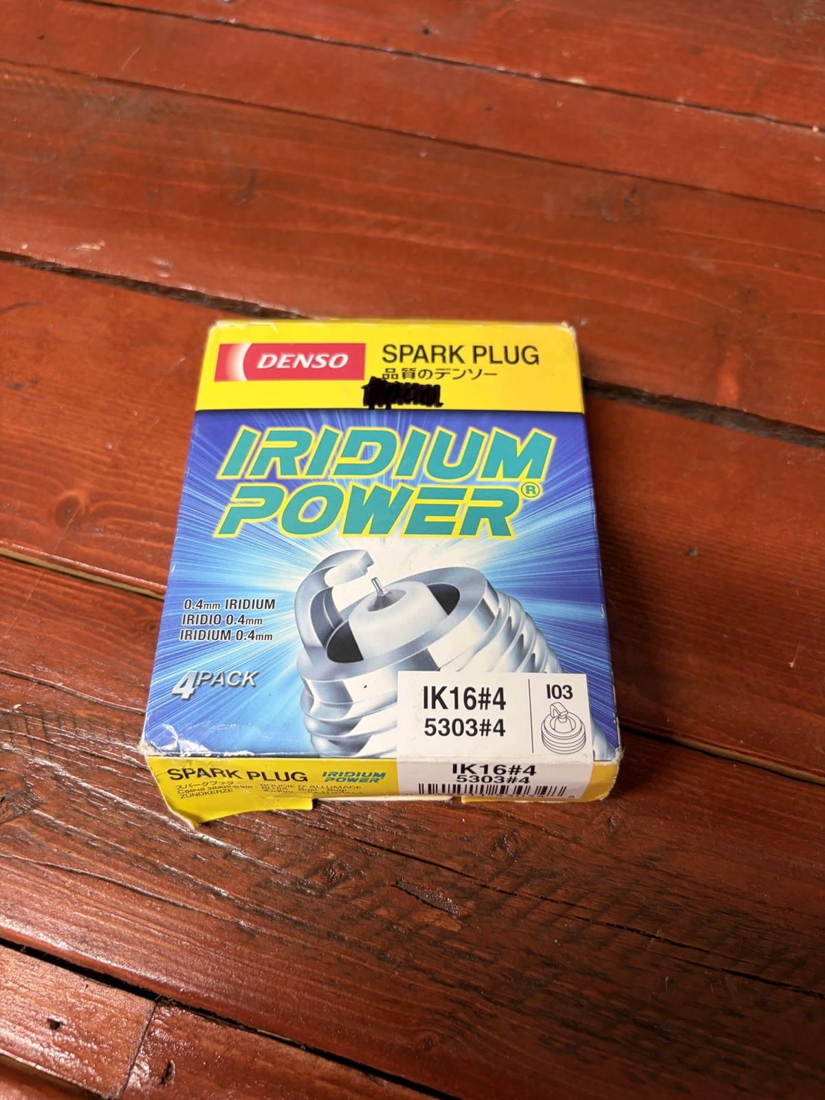  4 Pc Denso IK16 5303 Iridium Power Spark Plugs Genuine
