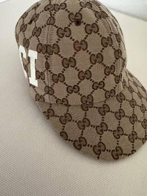 Gucci GG Canvas Baseball Cap Beige Größe S