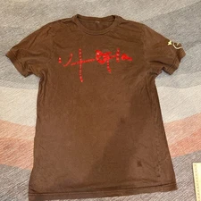 Cactus Jack Travis Scott Utopia Small T-shirt Brown