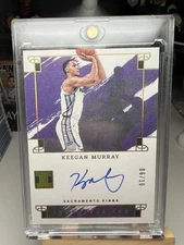 2023 Panini Impeccable Basketball Keegan Murray Indelible Ink /10 On Card Auto