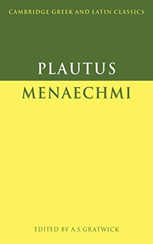 Plautus: Menaechmi Plautus Gratwick Paperback Cambridge University Press - Image 4