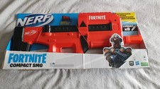 Nerf Fortnite Compact SMG Motorized Dart Blaster, Ultra Red Wrap, 8-Dart