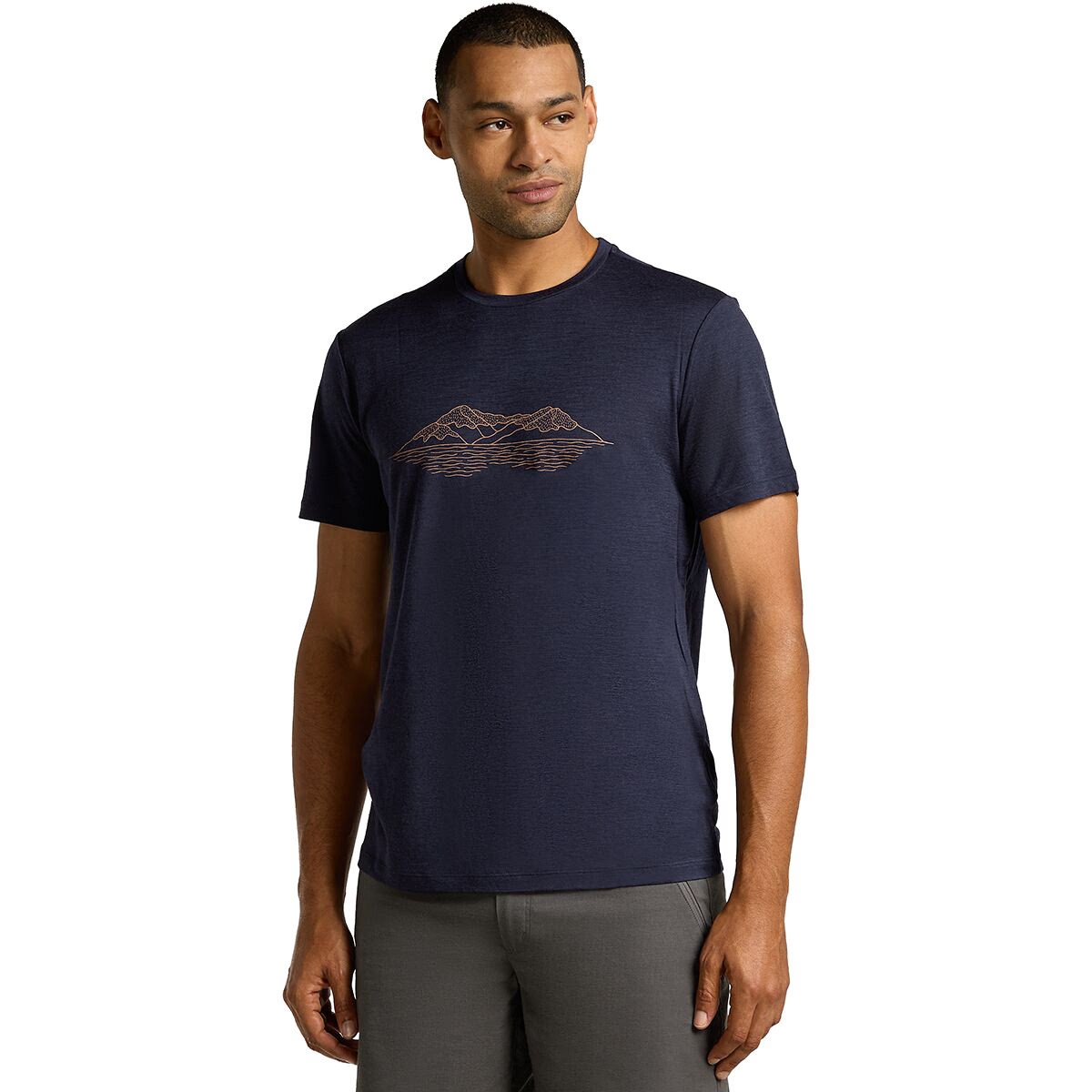 Футболка Icebreaker Merino 150 Tech Lite Pukaki Reflected SS - мужская 10890₽