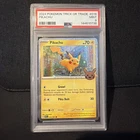 PSA 9 MINT Pikachu 018/091 Cosmos Holo Trick or Trade Pokemon Card SWIRL