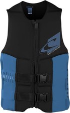 SMALL O'Neill Men's Assault USCG Life Vest Blue Neoprene