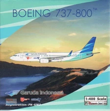 PHX11641 1:400 Phoenix Model Garuda Indonesia Boeing 737-800(W) Reg #PK-GMZ '75