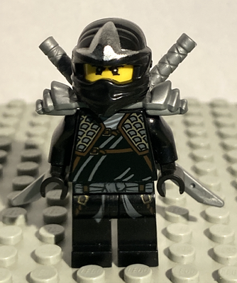 Lego Minifigure Ninjago njo039 / njo0039 Cole ZX with flat silver