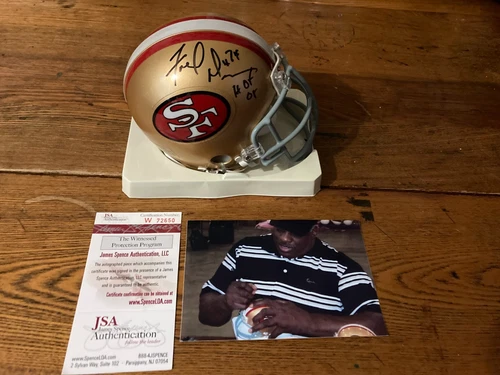 San Francisco 49ers Autographed Mini Helmet