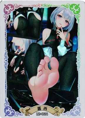LUCY EDGE RUNNERS FEET HOLOGRAPHIC ACG Goddess Story Anime Card