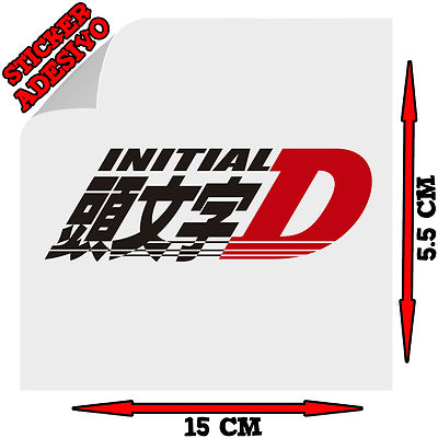 Aufkleber Sticker Decal INITIAL D Logo Auto Motorrad Tuning
