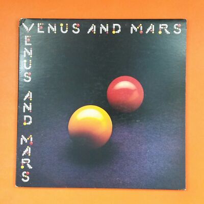WINGS Venus & Mars JC36801 LP Vinyl VG++ Cover VG++ GF Poster Sleeve