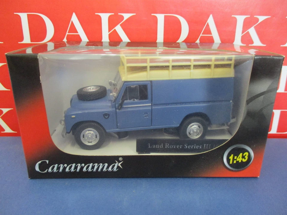 Die cast 1/43 Modellino Auto Land Rover Series III 109 con portapacchi Cararama - Immagine 4 di 4