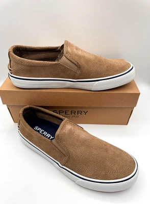 SPERRY Striper II Twin Gore Perforated Slip On Sneaker Sperry Mens Striper II Twin Gore Slip-On Sneakers – ShopCGX main image 2
