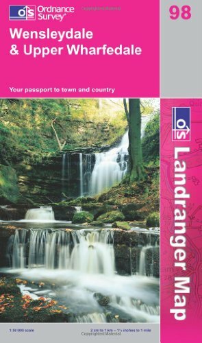 OS Landranger Map: Wensleydale & Upper Wharfedale Hiking Guide