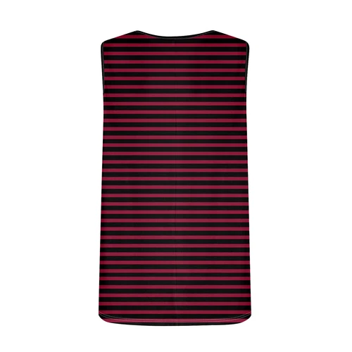 Summer Womens Tank Tops Casual Flowy Ladies Sleeveless Pleated Striped Tunics - Bild 17 von 24