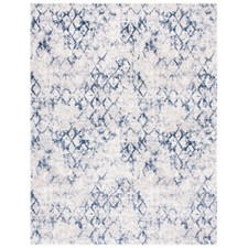 SAFAVIEH Amelia Collection ALA783H Grey / Navy Rug