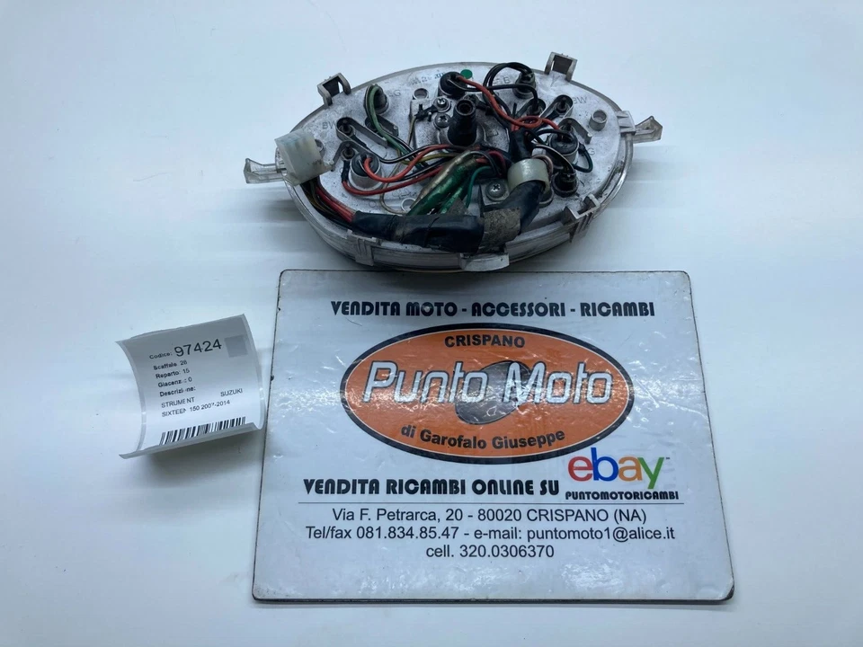 STRUMENTAZIONE CONTACHILOMETRI SUZUKI SIXTEEN 150 2007-2009-2011-2014 65.976 KM - Immagine 4 di 4