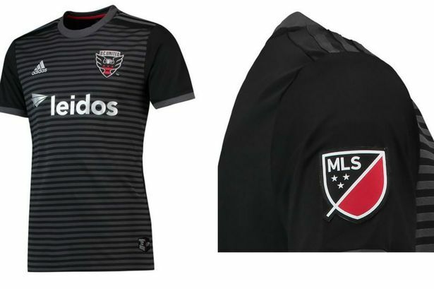Молодежная майка Adidas MLS D.C. United Черный/красный FH7419 