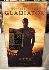 GLADIATOR 1st Release VHS Nov. 2000 Factory SEALED w/WATERMARKS w/Case RIDLEY S