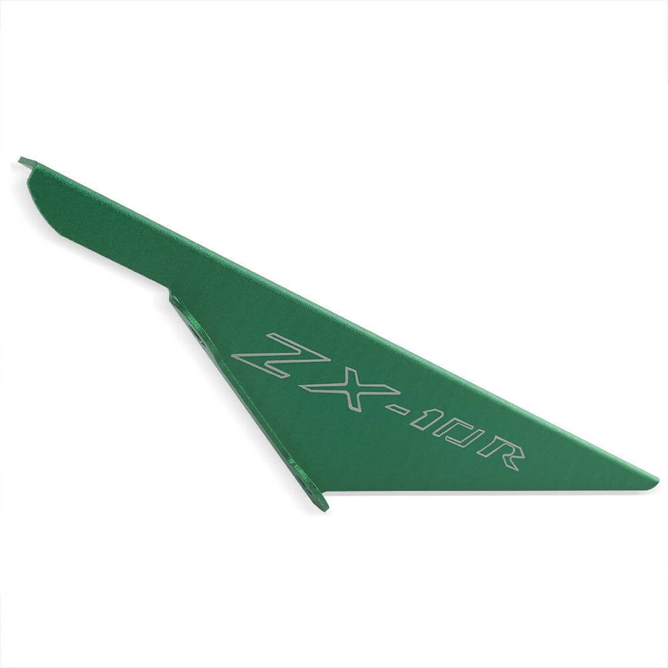Cubierta protectora de cadena de aluminio verde para Kawasaki Ninja ZX-10R 2004-2005 Foto 4 de 4