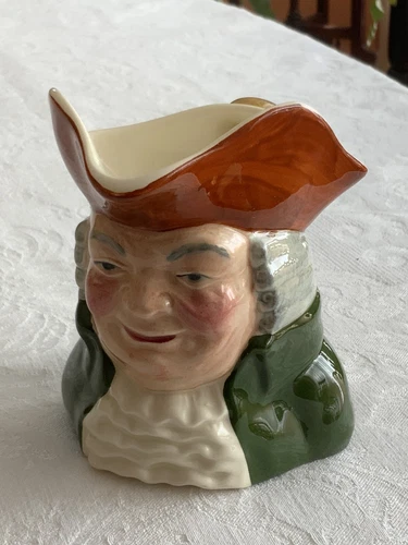 Vintage Staffordshire "Squire" Hand Painted Made in England Toby Mug Creamer