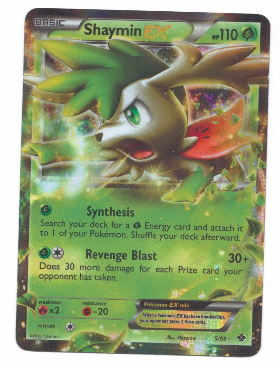 Pokemon Next Destinies Ultra Rare Card - Shaymin EX 5/99