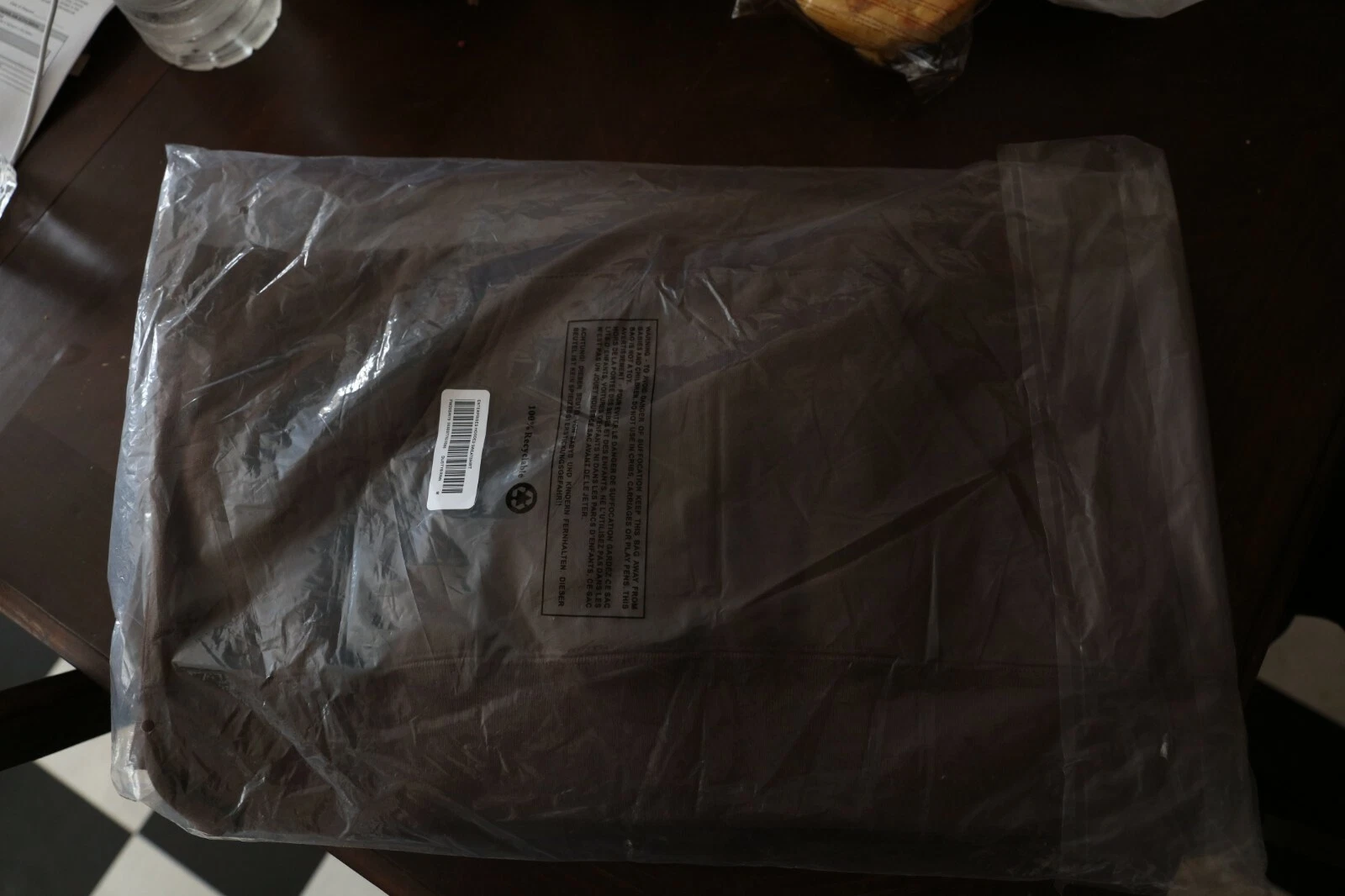 Felpa con cappuccio Supreme Enterprises marrone polveroso medio nuova sigillata