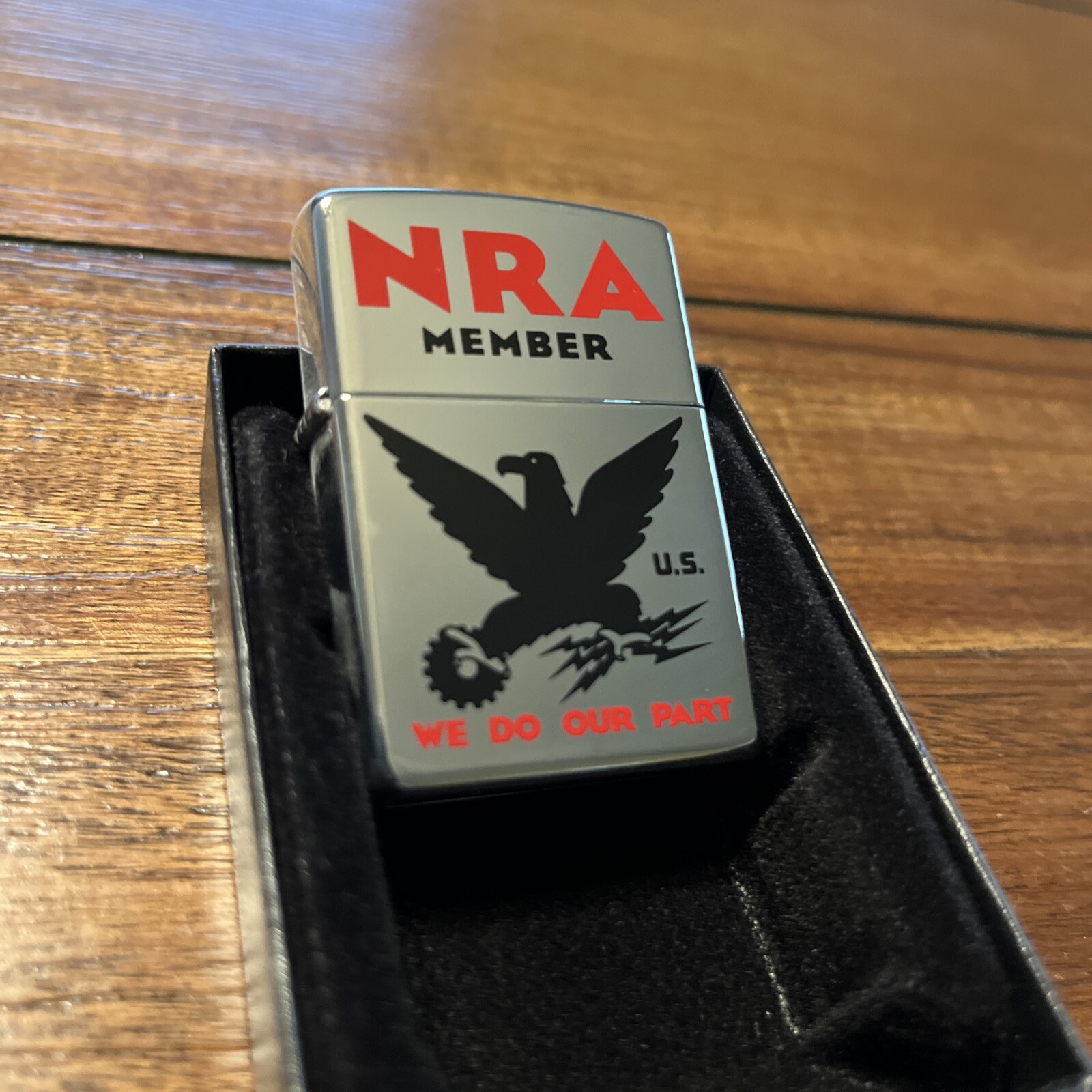 Zippo Lighter NRA Member We do our Part 1996 Very rare eBay