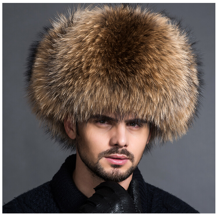 100% Real Fox Fur Hat Thicken Winter Warm Mongolian Cap  display picture 1