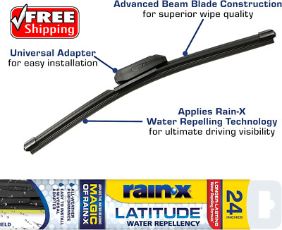 Rain-X Latitude 2-in-1 Water Repellent Wiper Blade 24''