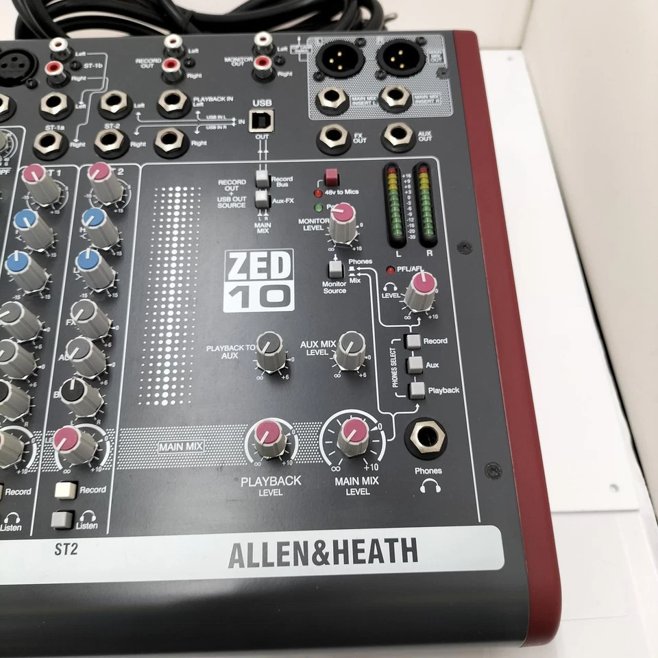 Allen & Heath ZED-10 Korg Multipurpose Mixer Excellent Condition from Japan Used - Image 4 of 4