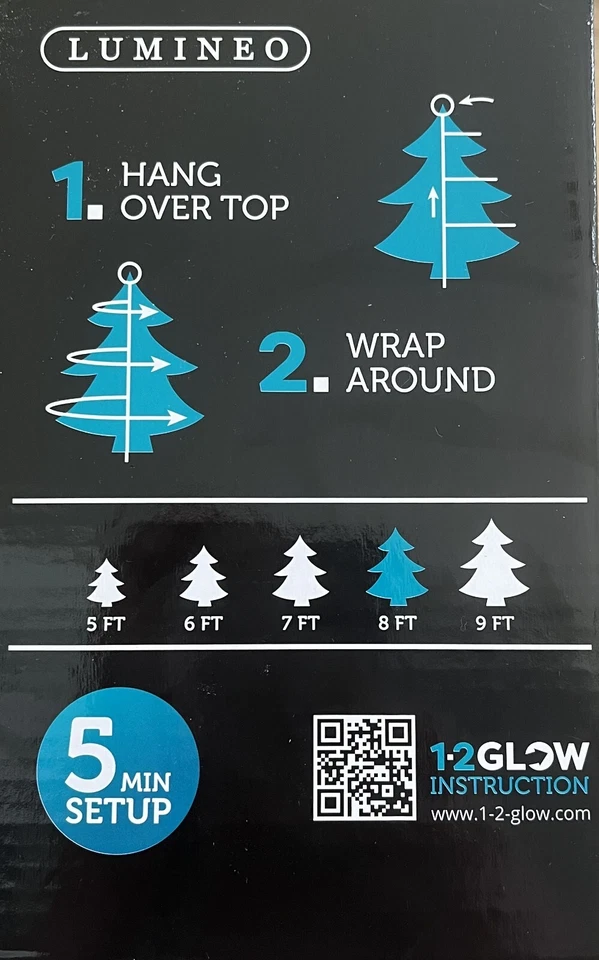 *NUEVO* Lumineo 1752 LED 1-2 Brillo Blanco Cálido Racimo Luces Cable Verde Foto 3 de 4