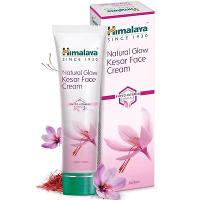 Himalaya Natural Glow Kesar Gesichtscreme mit der Güte von Kaschmir Kesar 50g *NEU*