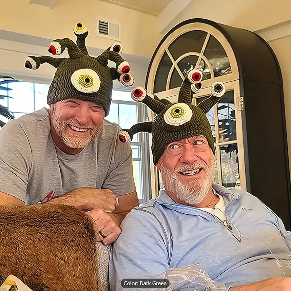 Divertido Animal Tiburón Sombrero Gorros Sombrero Tejido Hecho a Mano Oreja Gorra Regalo de Vacaciones Foto 2 de 4