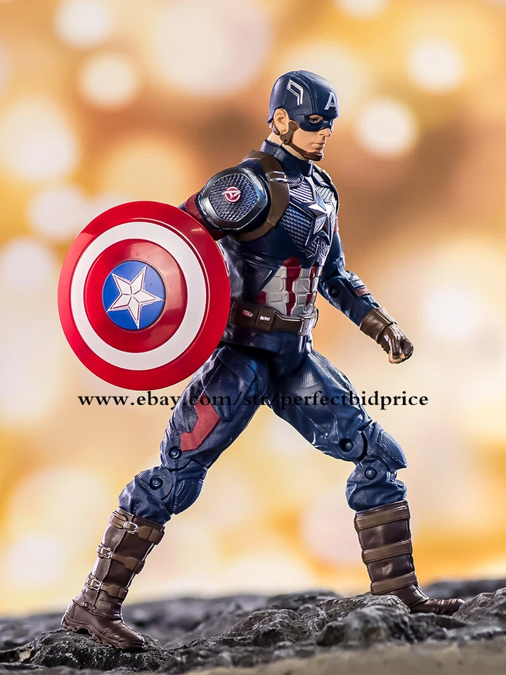 Figura de acción Capitán América Marvel Vengadores Leyendas Héroes de cómic 7" Juguetes nuevos Foto 2 de 4