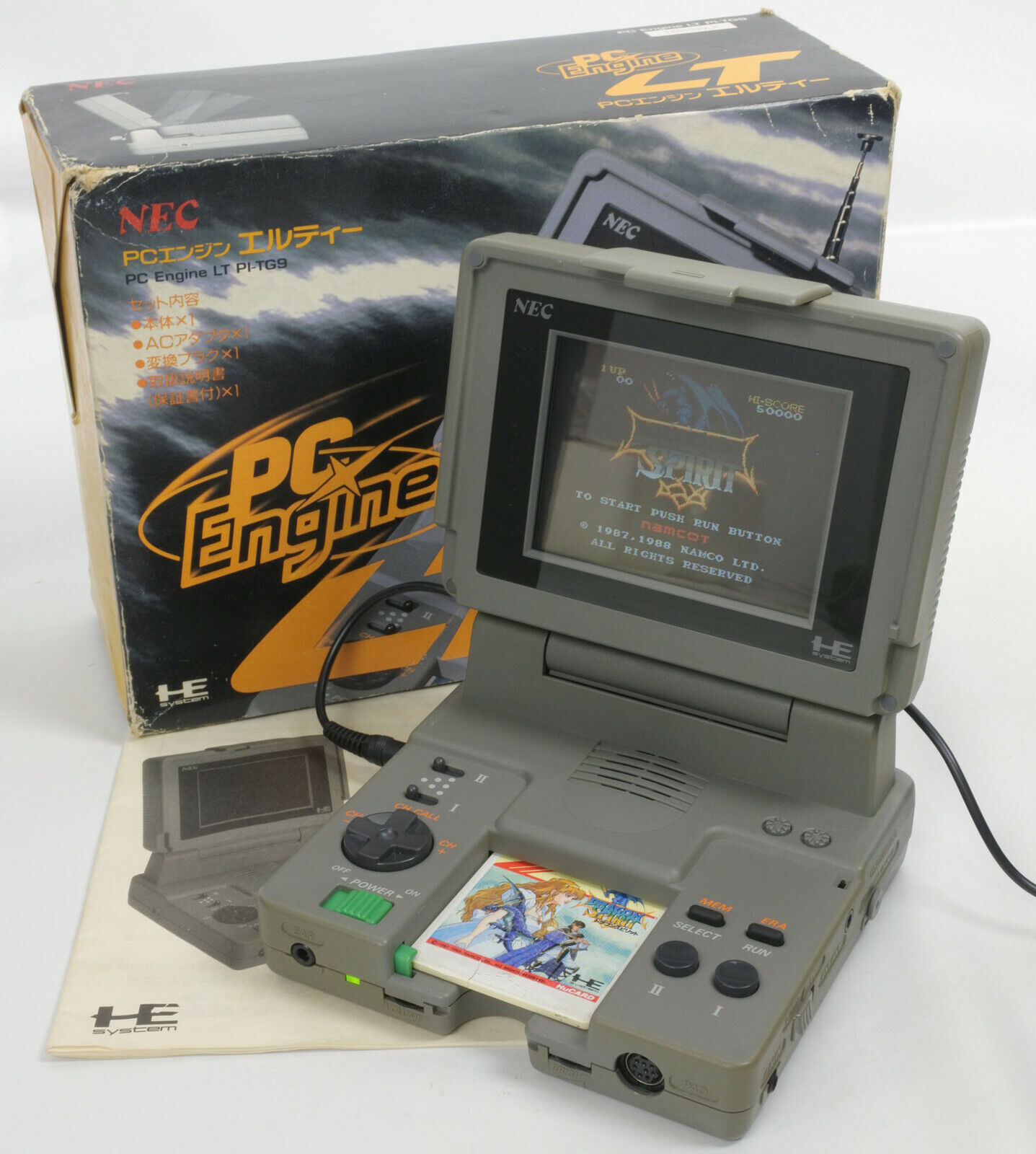 PC Engine LT Console System PI TG9 Boxed Tested FREE SHIPPING 1ZLA