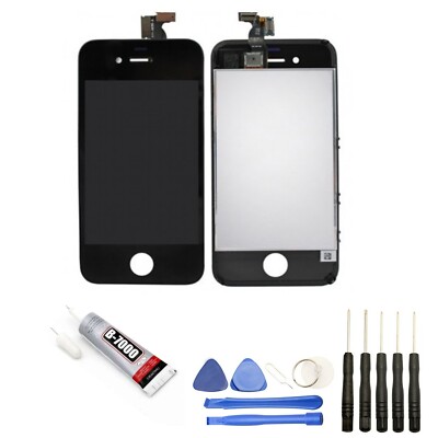 Kit écran LCD + Vitre Tactile Pour IPhone SE Noir - Avec Outils Et Colle, Neuf Sous Blister